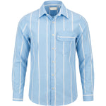 Yes London Kids Camicia Celeste a Righe per Bambini