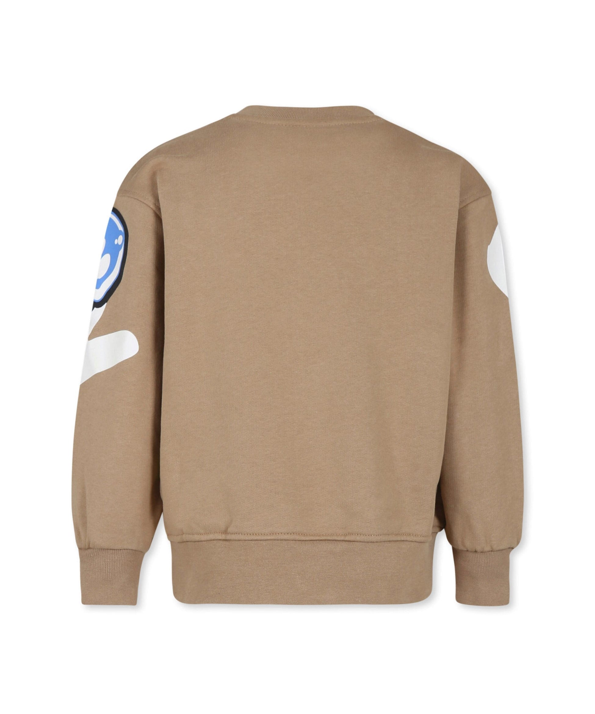 Barrow Kids Felpa Beige con Stampa Logo per Bambini (retro)
