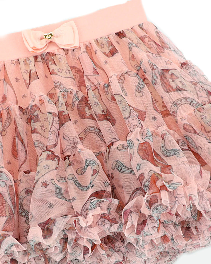 Angel's Face Kids Gonna Pixie Rodeo Tutu Skirt Blush Pink per bambine
