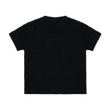 Elisabetta Franchi La Mia Bambina T-Shirt Nero con Logo Ricamato per Bambine