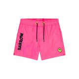 Barrow Kids Costume Boxer Fucsia Fluo con Logo per Bambini