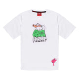 Sprayground Kids T-Shirt Bianco con Stampa per Bambini