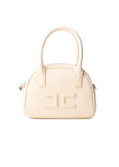 Elisabetta Franchi La Mia Bambina Borsa a Tracolla Limone con Logo per Bambine