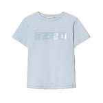 Twinset Kids T-Shirt Cielo con Logo per Bambine
