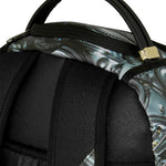 Sprayground Kids Zaino Think On It Unisex Grigio e Nero con Stampa Meccanica Robot e Shark Mouth