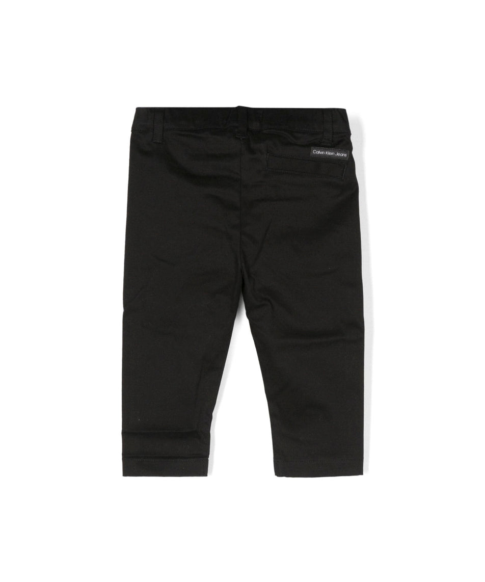 Calvin Klein Kids Pantaloni Neri per Neonati (retro)