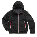 Blauer Kids Giubbino a Vento Nastrato Dodge Nero per Bambini