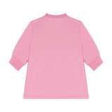 Moschino Kids Abito Rosa con Stampa per Neonate (retro)
