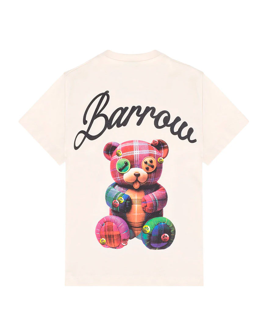 Barrow Kids T-Shirt con Stampa "Bear With Me" per Bambine