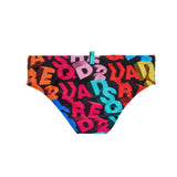 Dsquared2 Kids Costume Multicolor con Logo All-Over per Bambini