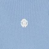 Roberto Cavalli Kids Maglione Blu con Logo per Bambine