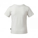 Daniele Alessandrini Kids T-Shirt Bianco con Targhetta Logo per Bambini