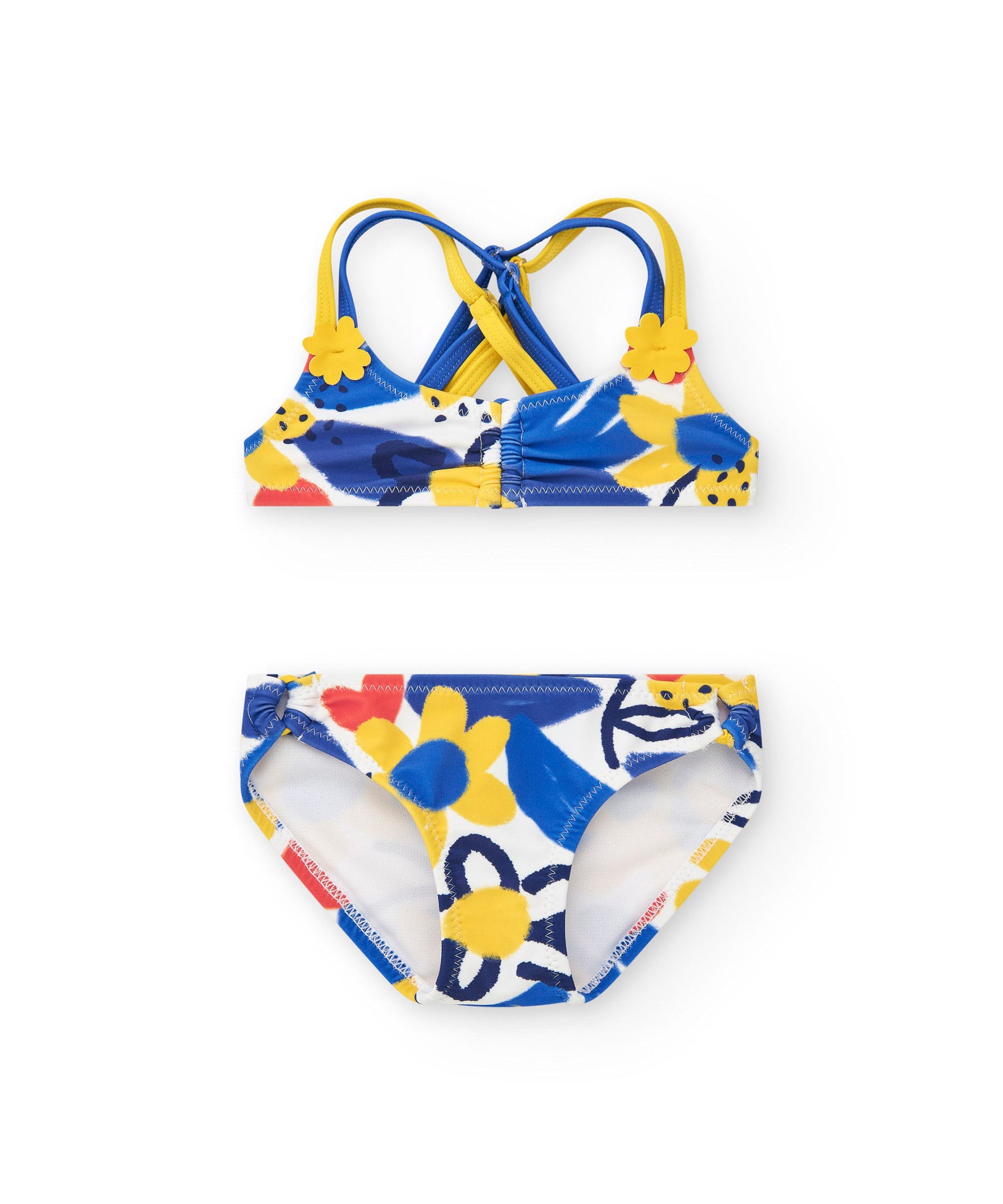 Tuc Tuc Costume Bikini Giallo/Blu per Neonate