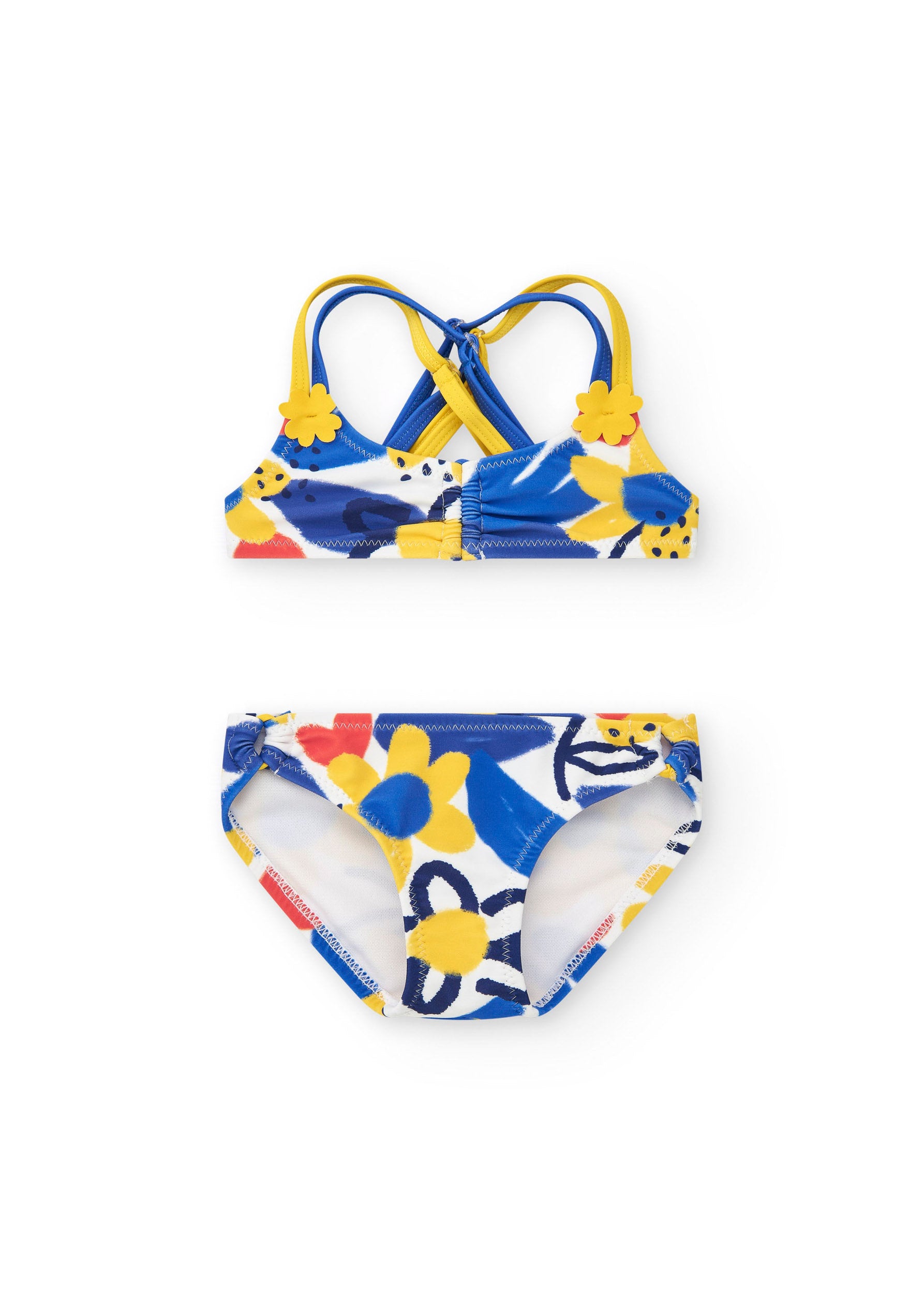 Tuc Tuc Costume Bikini Giallo/Blu per Neonate