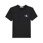 Calvin Klein Kids T-Shirt Nera con Stampa per Bambini