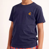 4Giveness Kids T-Shirt Blu con Logo per Bambini