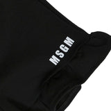 MSGM Kids Completo T-shirt e Short Bianco/Nero per Neonate