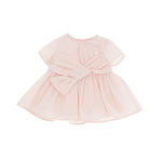 Elisabetta Franchi La Mia Bambina Abito Rosa con Fiocco per Neonate