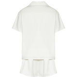 John Richmond Kids Completo Bianco con Ricami per Bambini