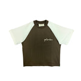 Yes London Kids T-Shirt Bicolore Girocollo per Bambini