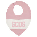 Gcds Kids Bavetta Rosa e Panna con Logo Unisex