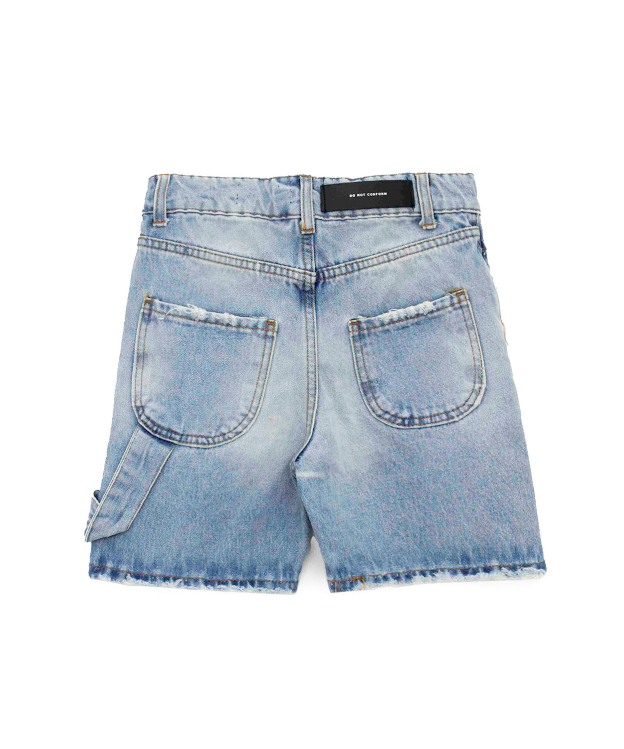 DO NOT CONFORM Short Jeans con Stappi per Bambini (retro)