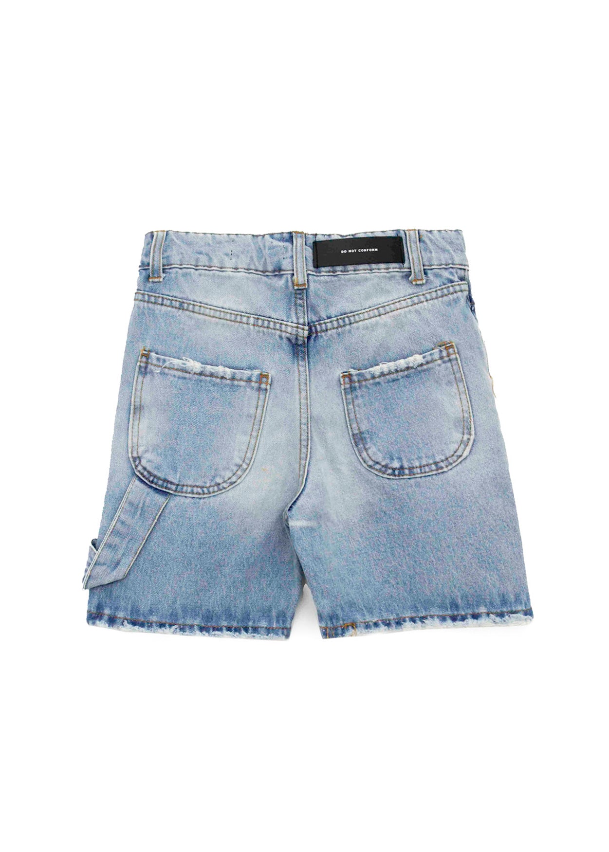 DO NOT CONFORM Short Jeans con Stappi per Bambini (retro)