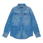Dsquared2 Kids Camicia in Jeans per Bambini
