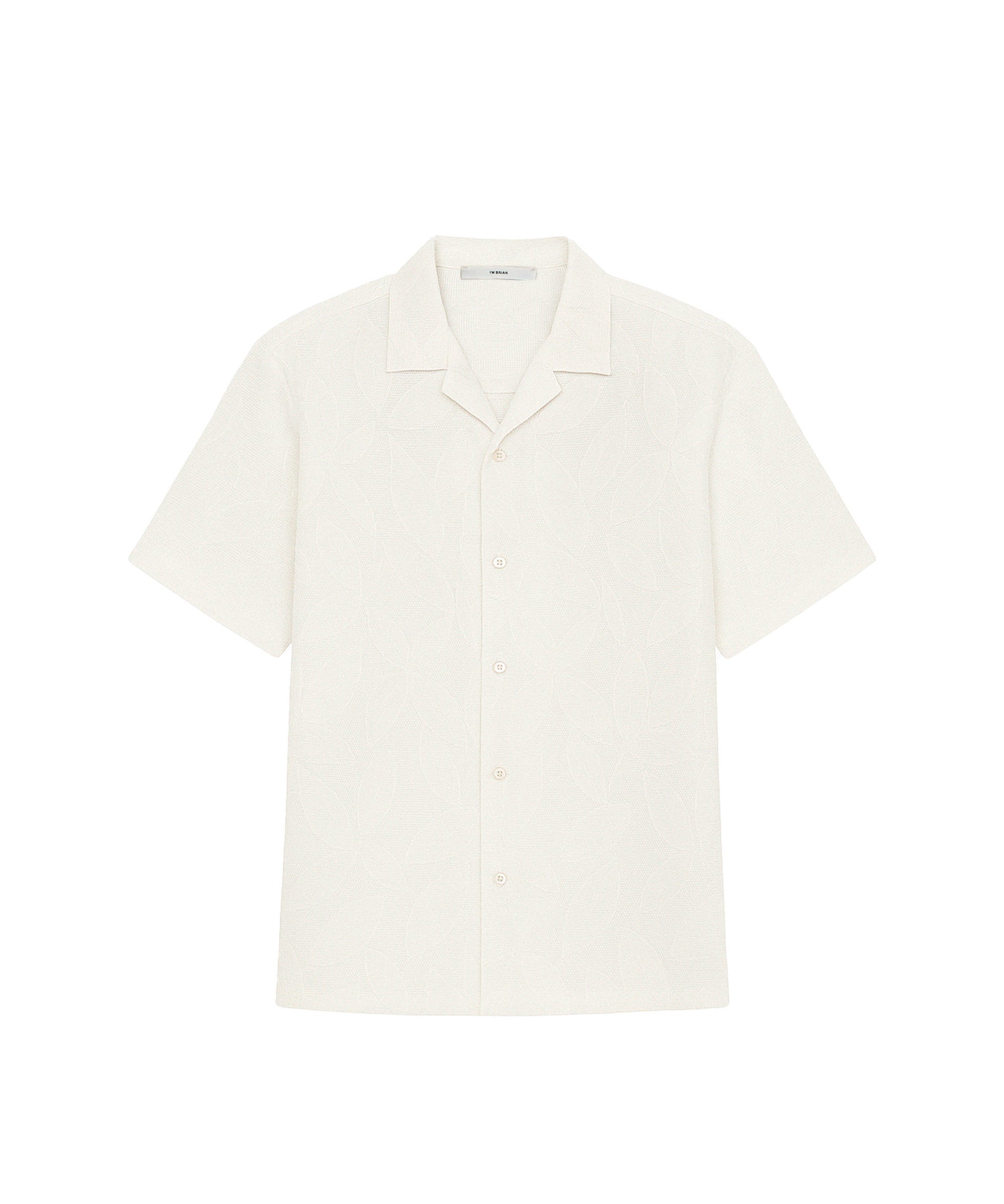 I'm Brian Camicia Bianca Floreale per Bambini