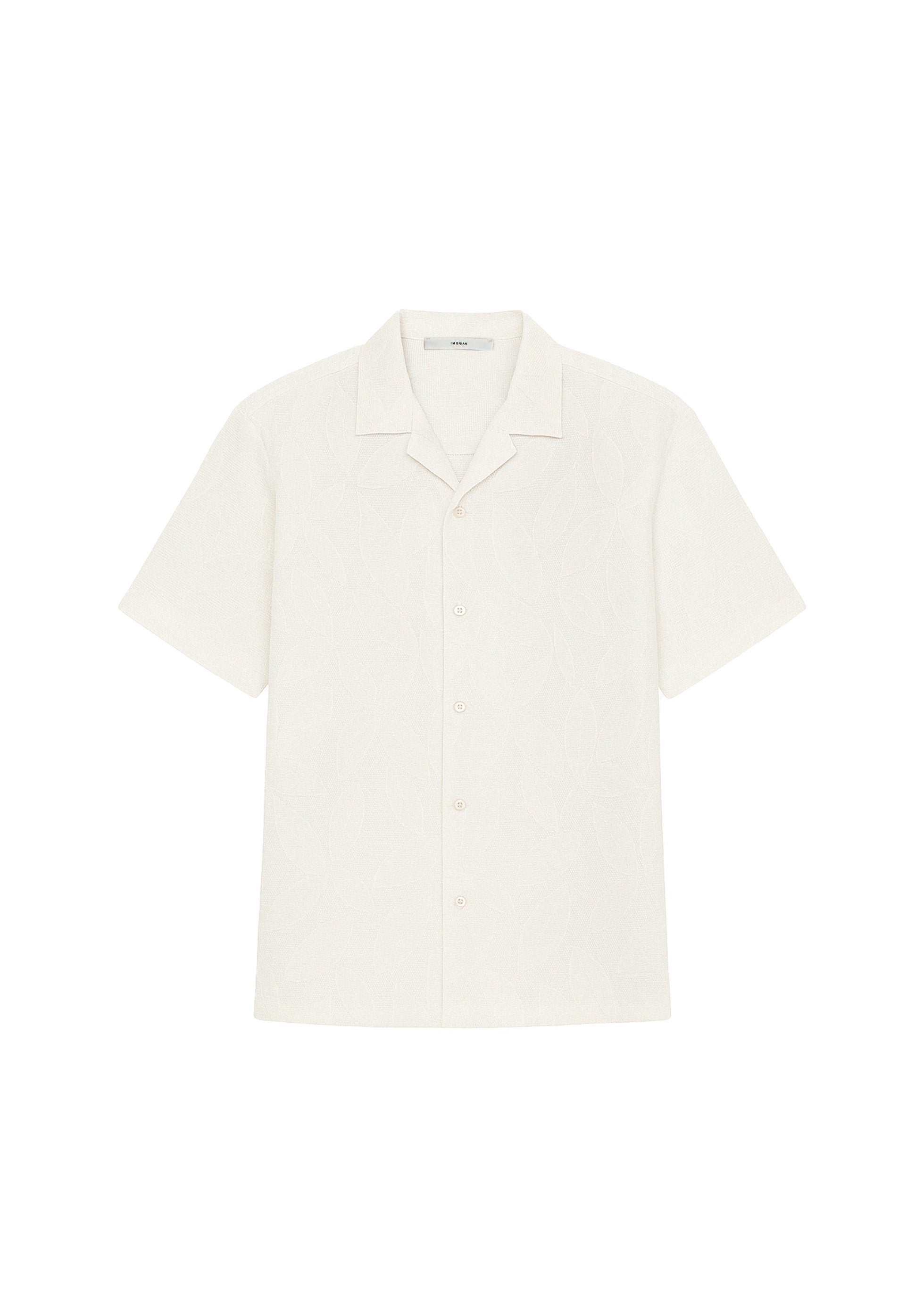 I'm Brian Camicia Bianca Floreale per Bambini