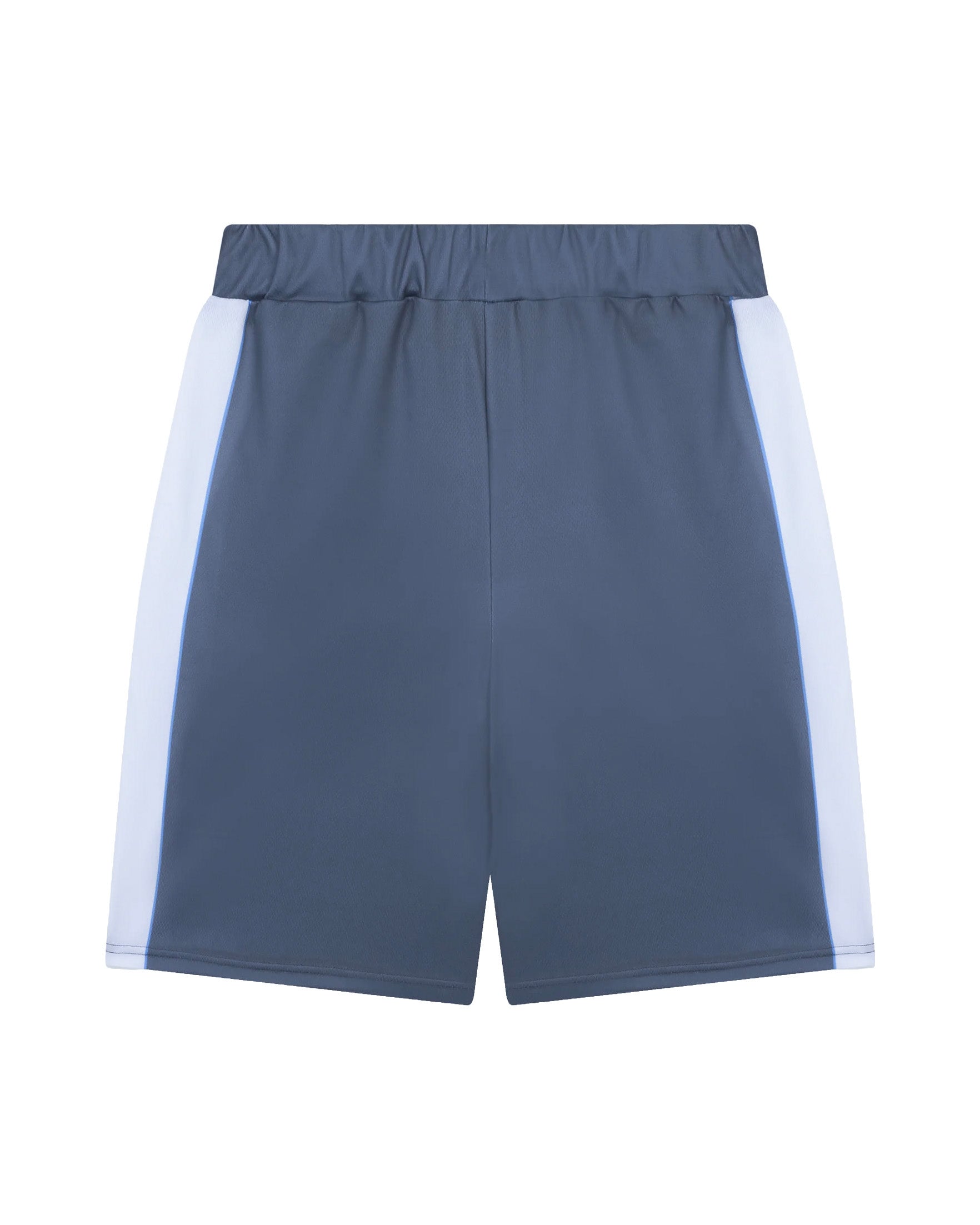 Gcds Kids Bermuda Blu Notte e Bianco con Logo per Bambini