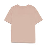 MSGM Kids T-shirt Beige con Logo Per Bambini