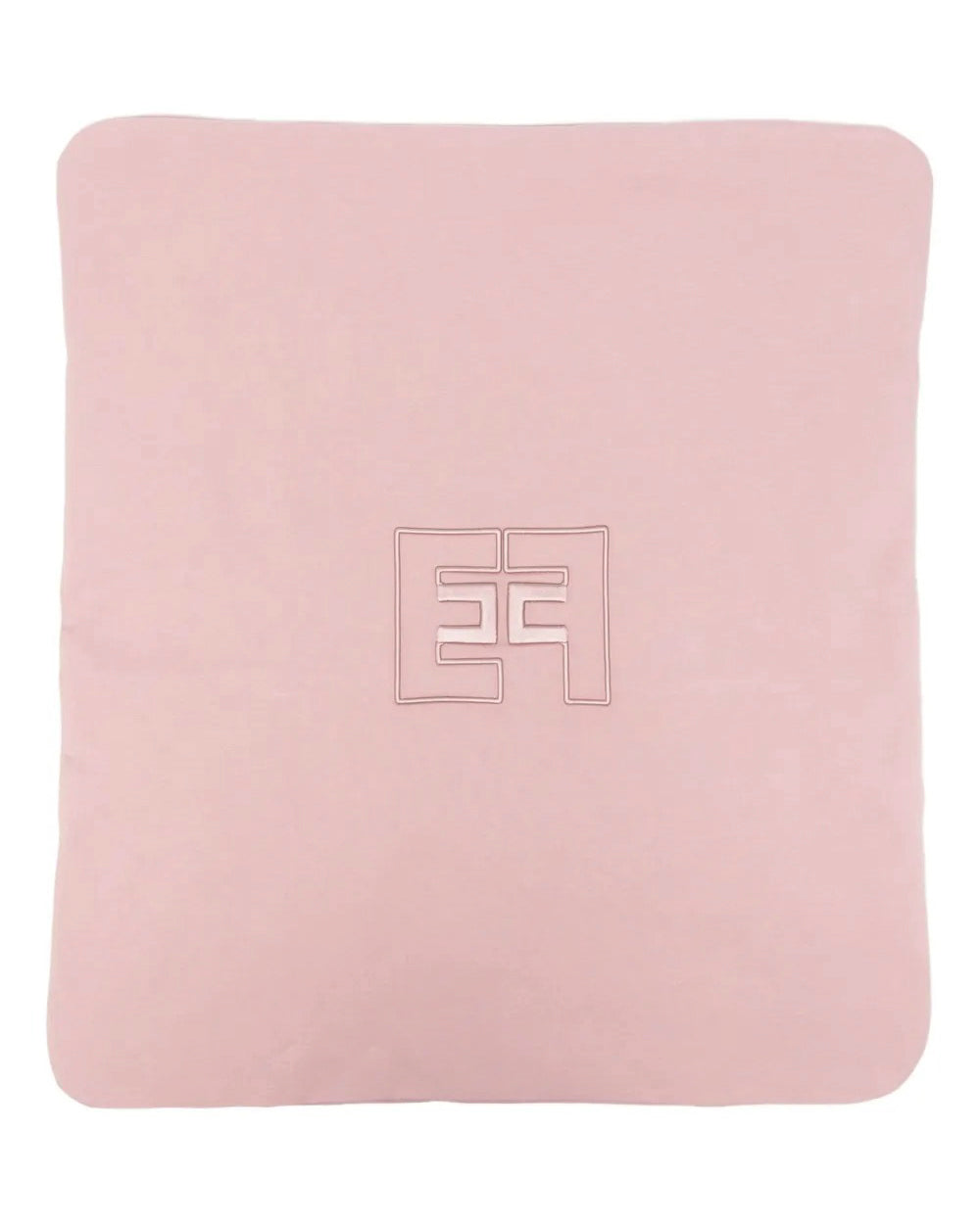 Elisabetta Franchi La Mia Bambina Coperta Glicine con Ricamo EF per Neonate