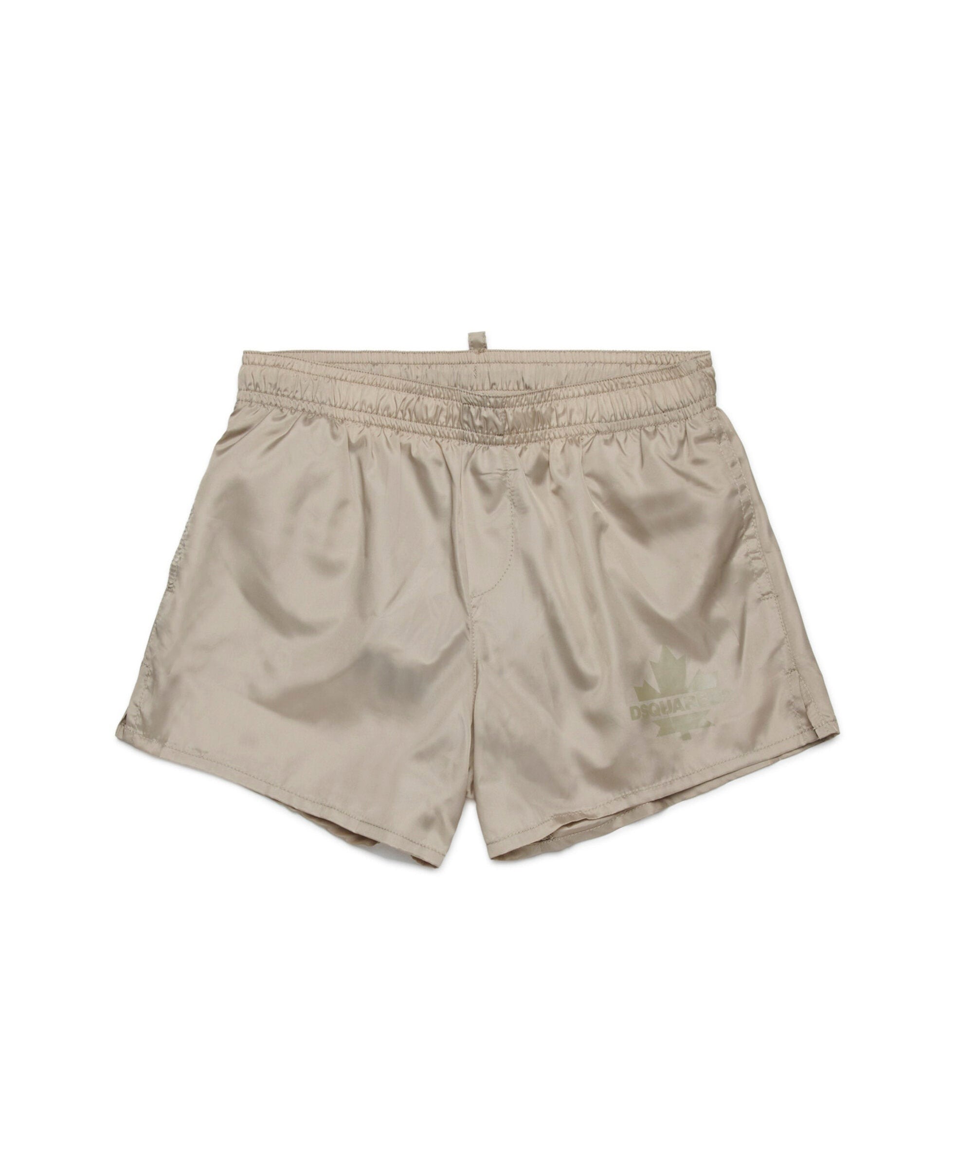 Dsquared2 Kids Costume Boxer Beige per Bambini