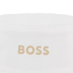 Boss Kids Cappello Reversibile Beige/Bianco per Neonati