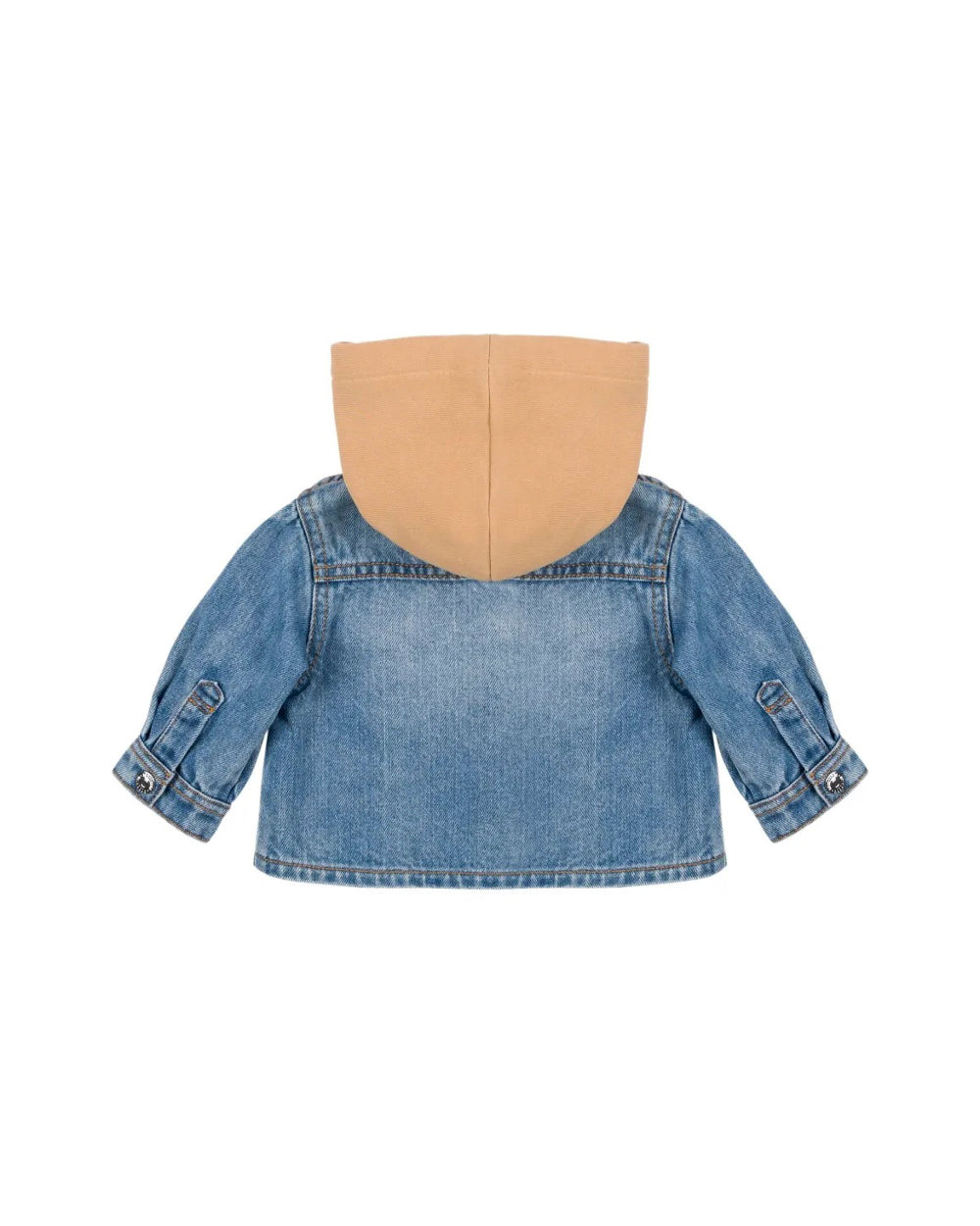 Moschino Kids Giubbino Jeans con Cappuccio per Neonati
