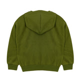 Iceberg Kids Felpa con Cappuccio Verde Con Scritta "Iceberg" per Bambini