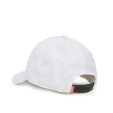 Diesel Kids Cappello Bianco con Logo Oval D a Contrasto Unisex per Bambini