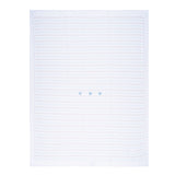 Marlù Coperta Bianca con Dettagli Azzurro/Noce e Applicazione Fiocchetti per Neonate