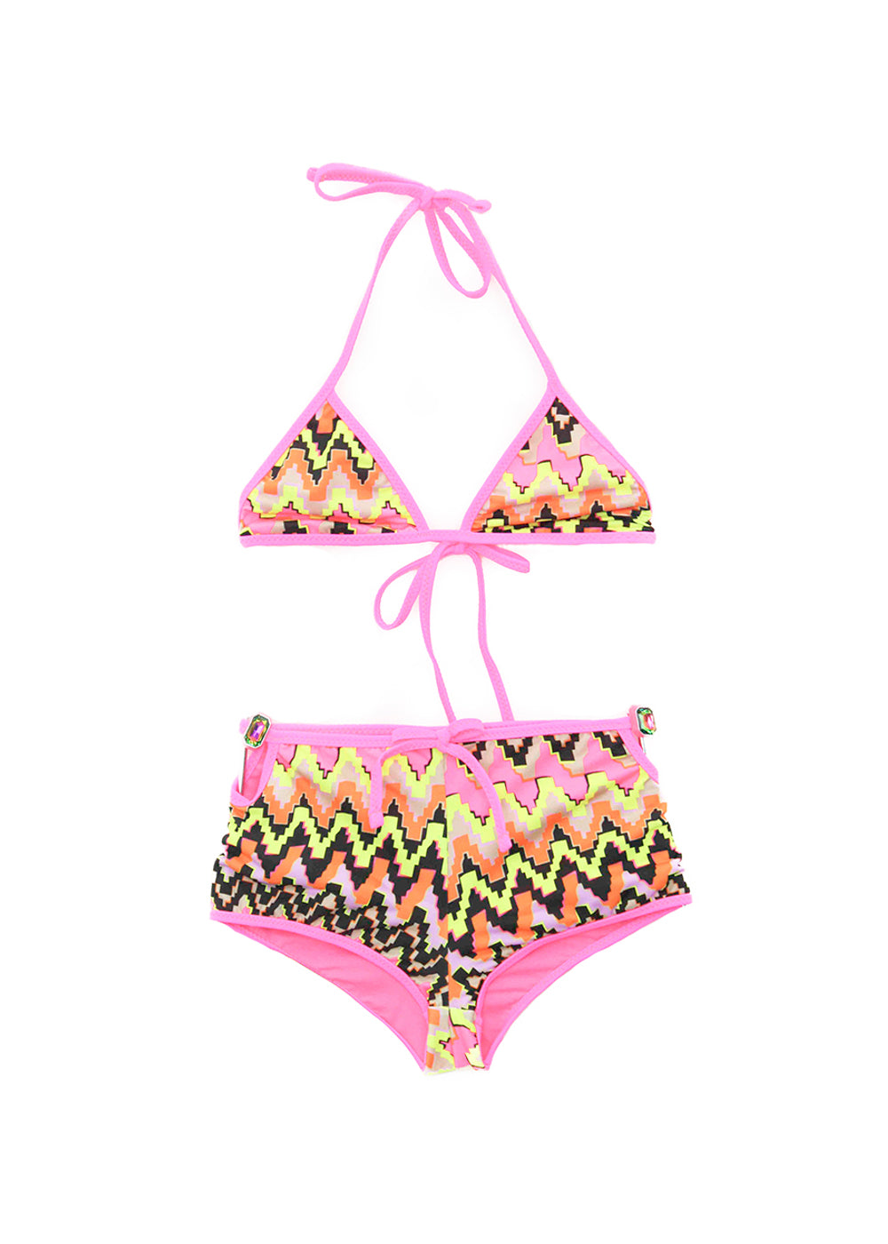 EffeK Costume Bikini Fantasia Multicolor per Bambine