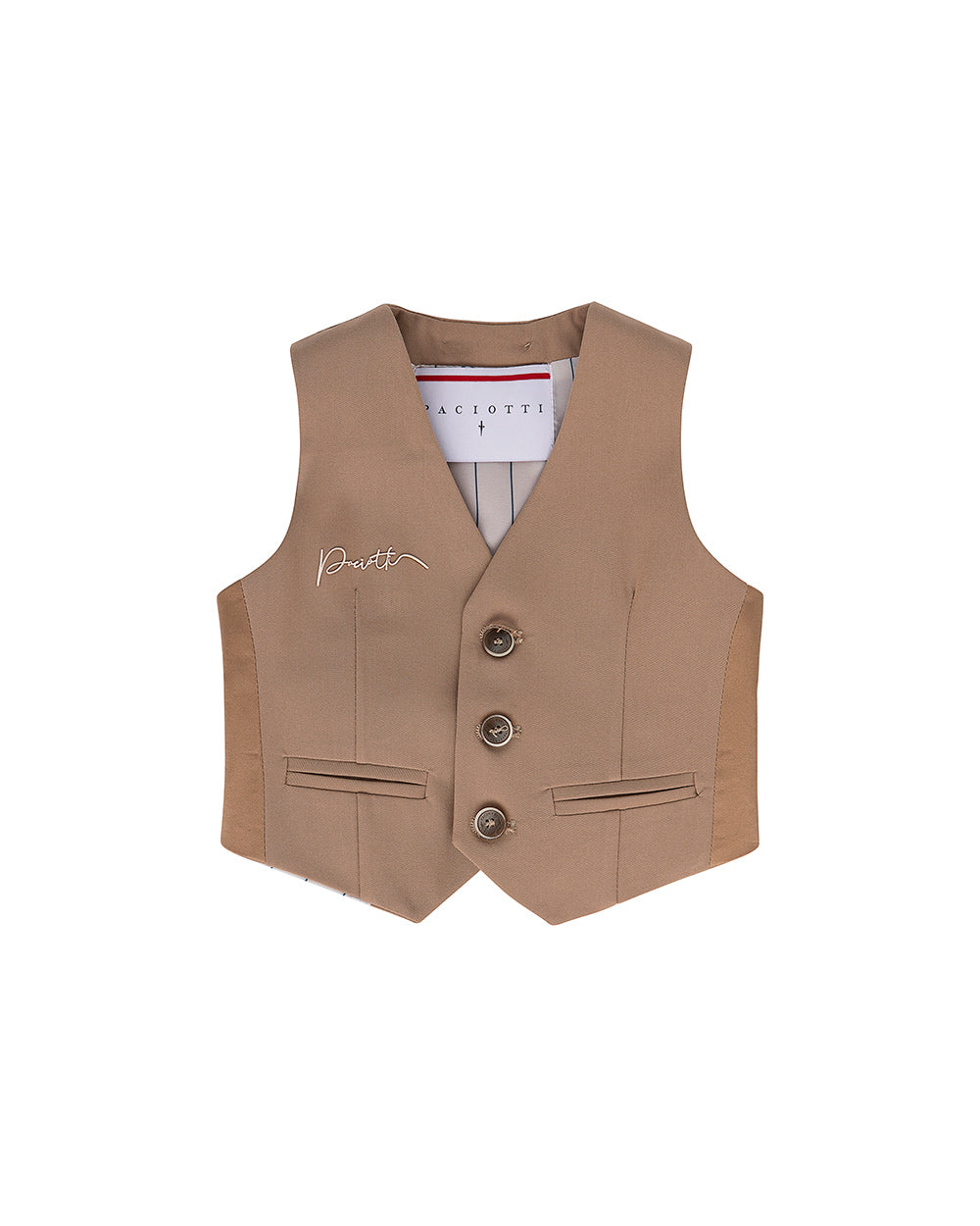 Cesare Paciotti Gilet Biscotto per Neonati