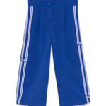 MSGM Kids Pantaloni Royal con Banda Logo per Bambine 