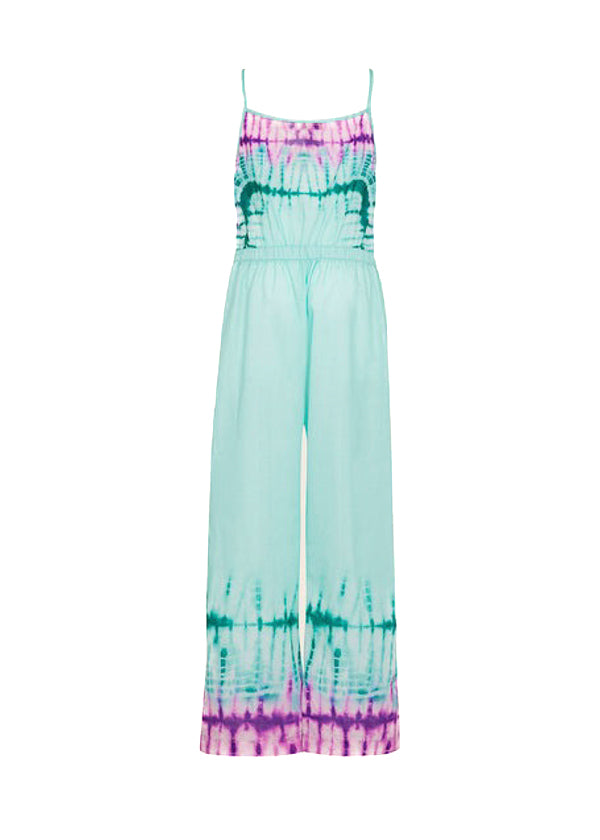 Effek Copricostume Tuta Fantasia Verde Tiffany/Viola per Bambine