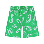 MSGM Kids Bermuda Verde con Stampa Astrattao