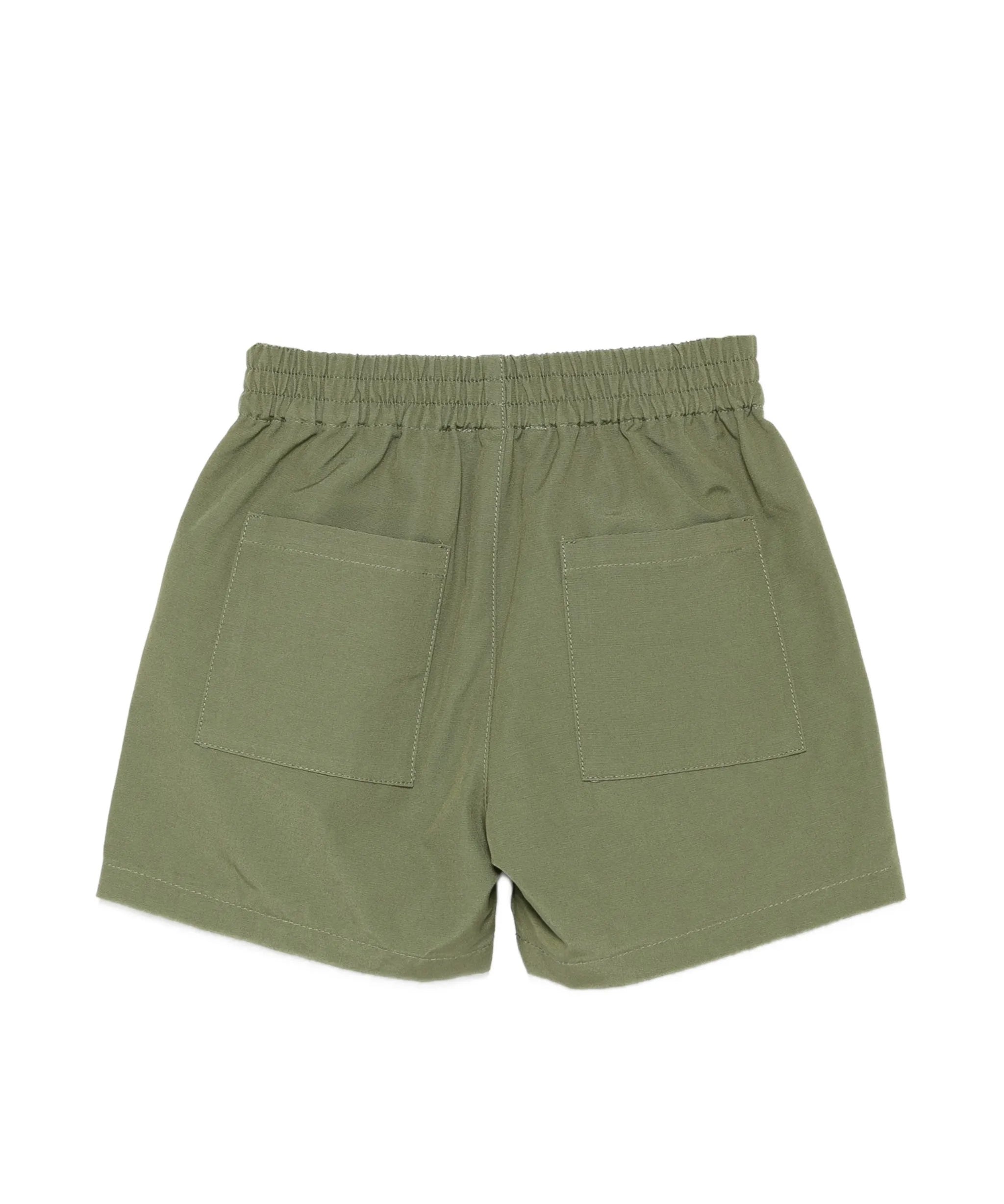 Moschino Kids Short Moschino Kids Short Verde con Logo Teddy Bear per Neonati