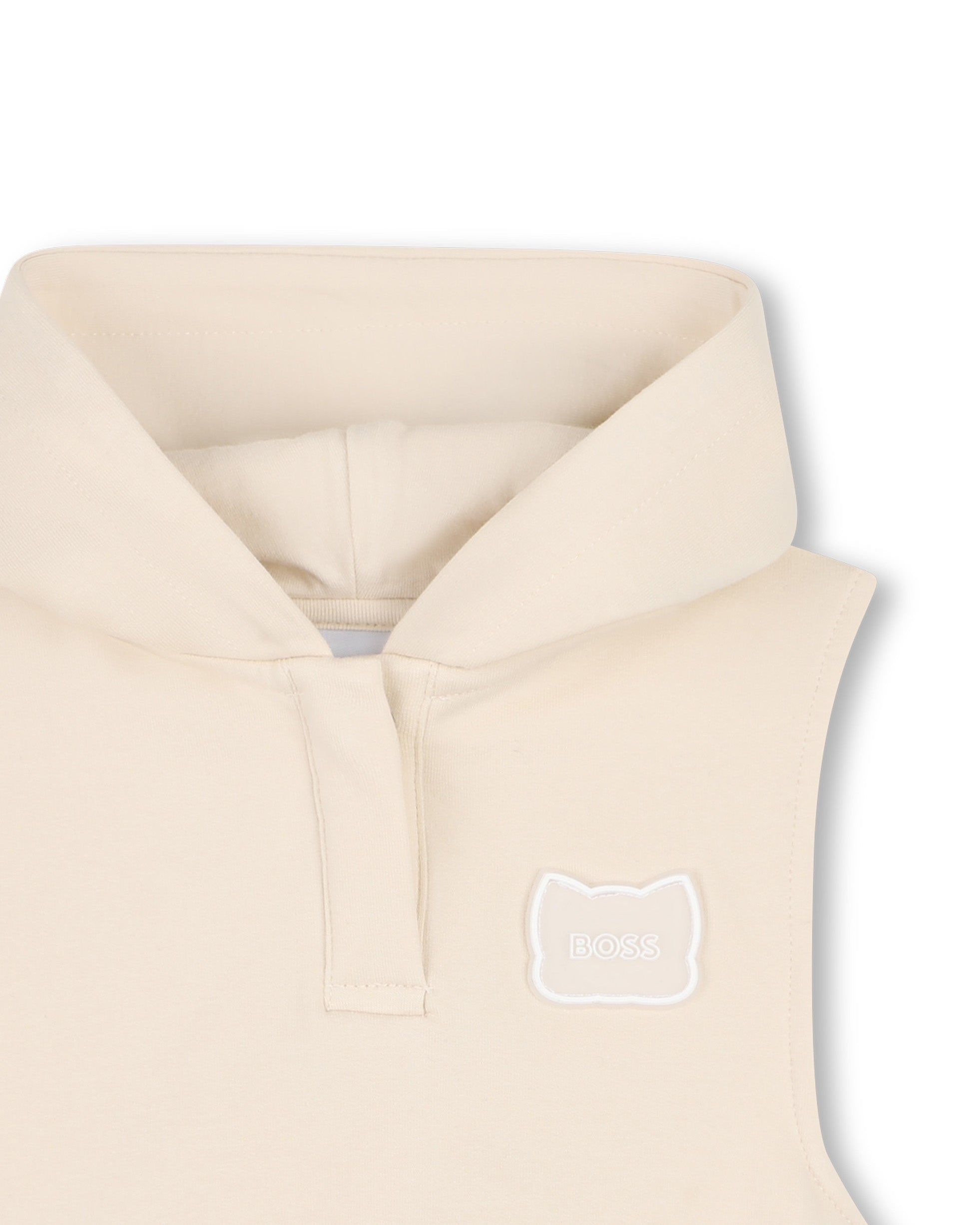 Boss Kids Completo Beige con Logo per Neonati