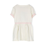 Moschino Kids Abito Panna con Teddy Bear per Neonate (retro)