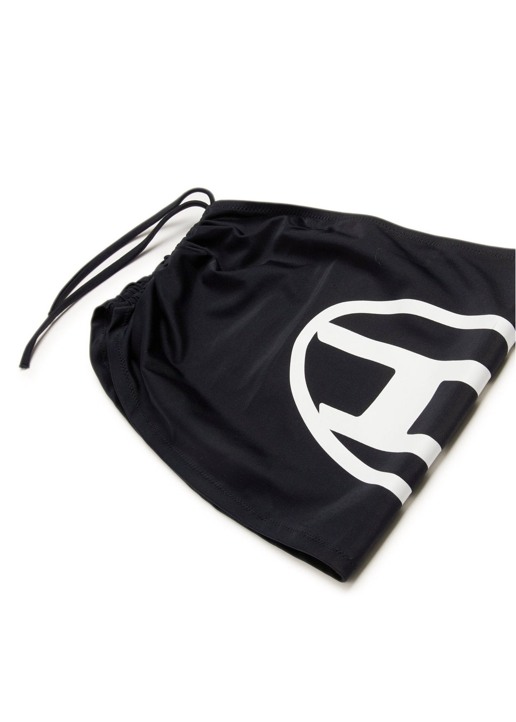 Diesel Kids Copricostume Nero con Oval D per Bambine