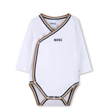 Boss Kids Set Regalo Bianco per Neonati