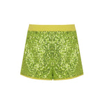 4giveness Kids Short in Pailettes Verde per Bambine